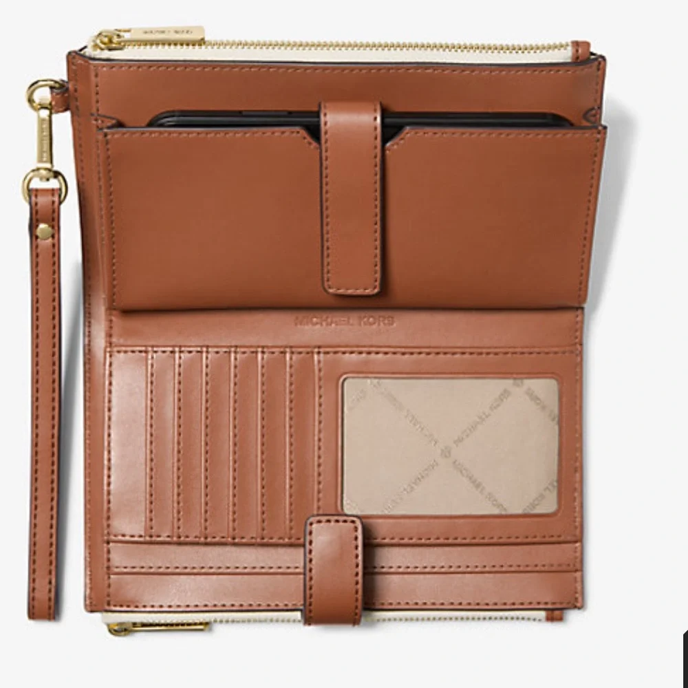 Michael Kors Large Double Zip Wallet Wristlet